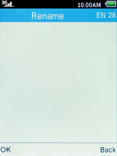 Key in Vodafone MMS and press the Left selection key.