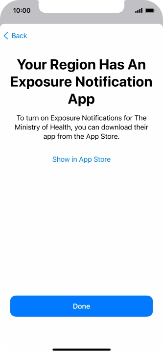 Press Show in App Store and follow the instructions on the screen to download and install the app.