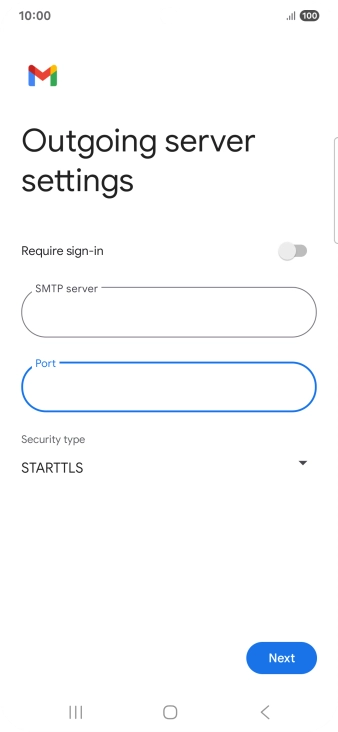 Press the drop down list below 