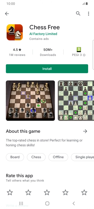 Press the Home key to return to the home screen.