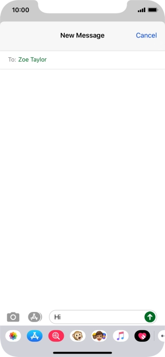 Press the picture icon.