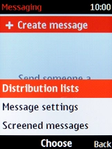 Select Message settings.