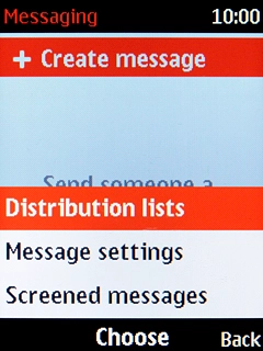 Select Message settings.