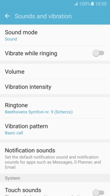 Press the Home key to return to the home screen.
