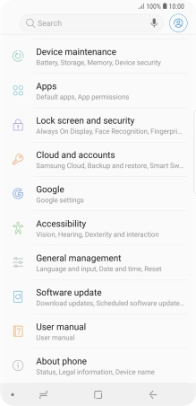 Press Cloud and accounts. Press Cloud and accounts.