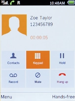 Press Disconnect to end the call.