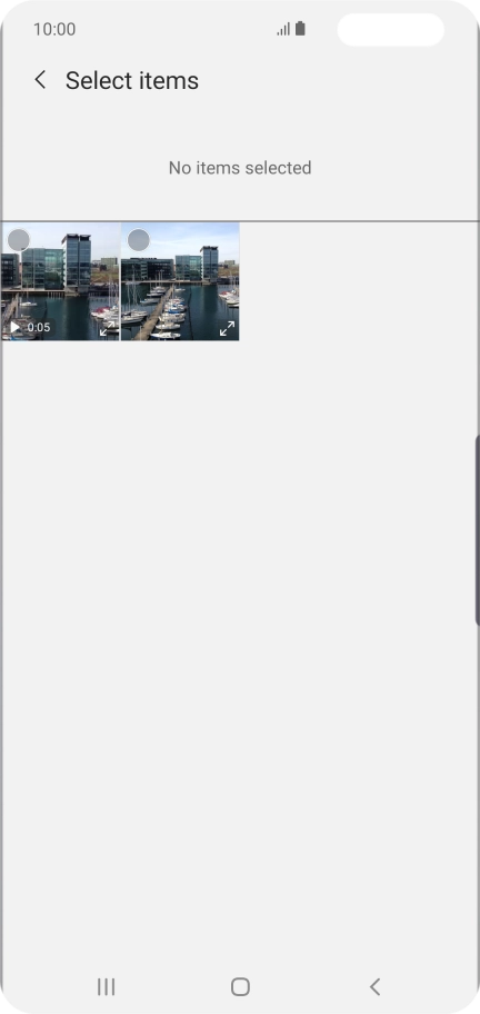 Press the required picture.