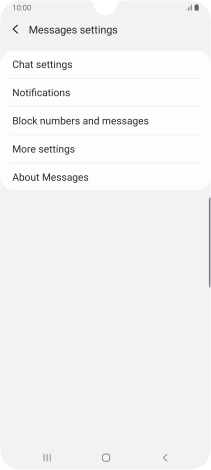 Press More settings.