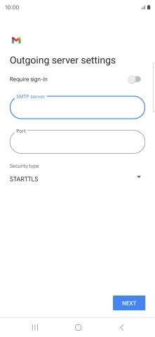 Press the field below 