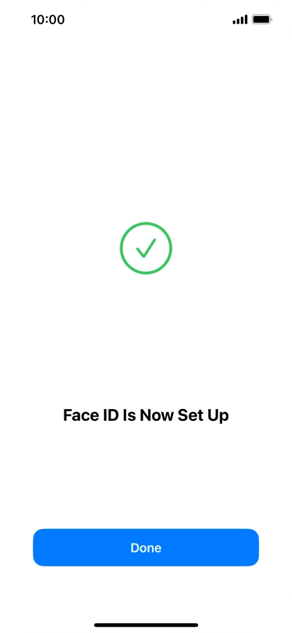 Press Done. If you haven't previously selected a phone lock code, key in a code of your own choice twice. Press Done. If you haven't previously selected a phone lock code, key in a code of your own choice twice.