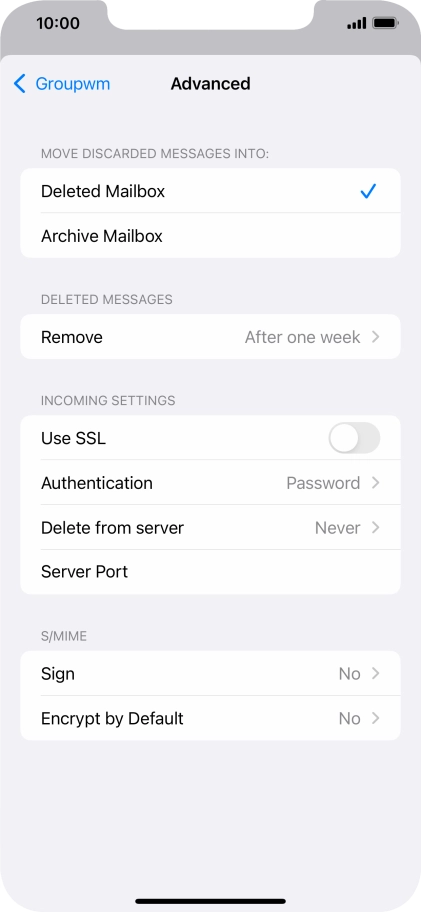 Press Authentication.