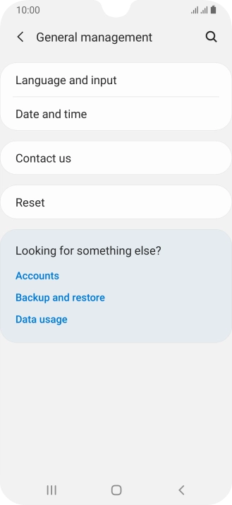 Press Date and time.