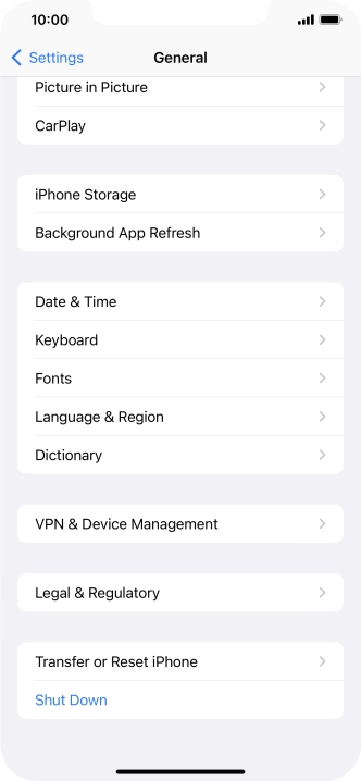 Press Transfer or Reset iPhone. Press Transfer or Reset iPhone.