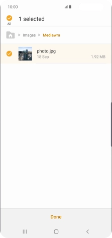 Press Done. Press Done.