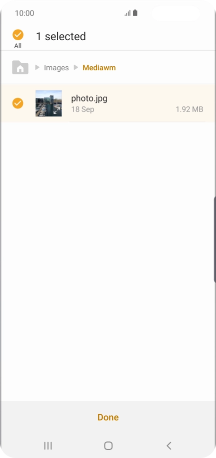 Press Done. Press Done.