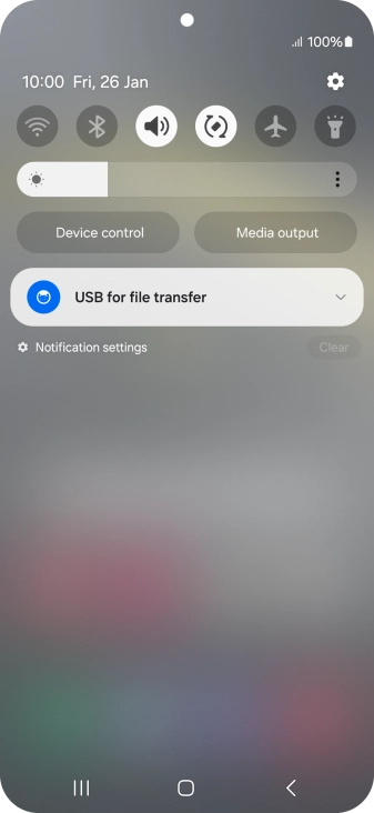 Press the drop down list.