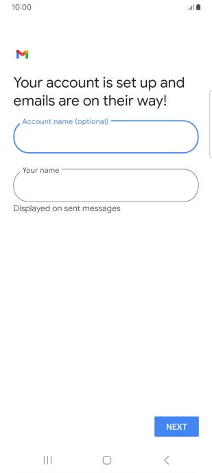 Press the field below 