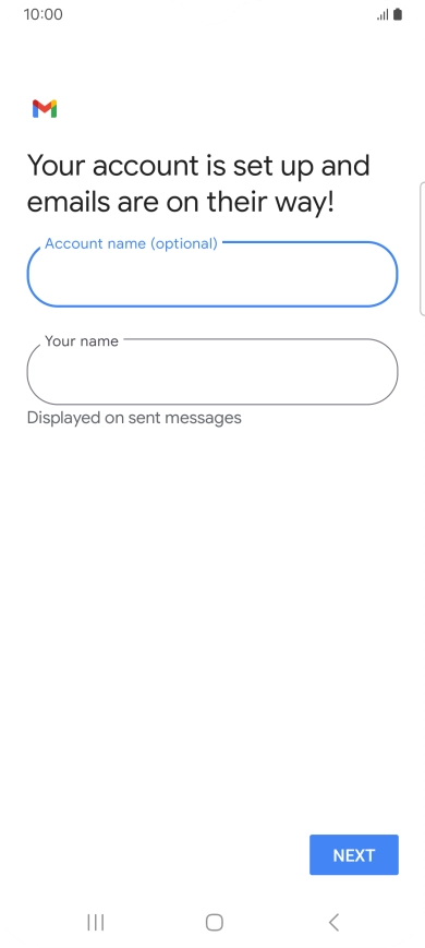 Press the field below 