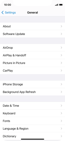 Press iPhone Storage.