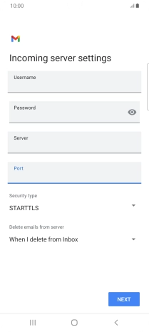 Press the drop down list below Press the drop down list below
