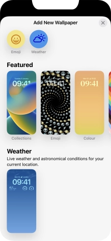 Press the required category and follow the instructions on the screen to select the required background image. Press the required category and follow the instructions on the screen to select the required background image.
