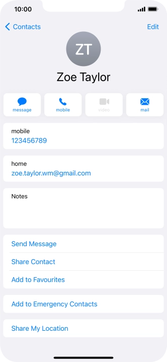 Press the required number.