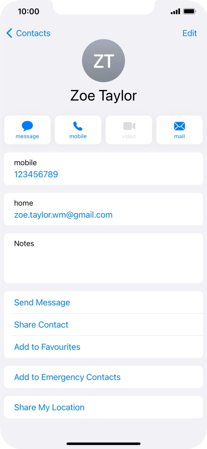 Press the required number.