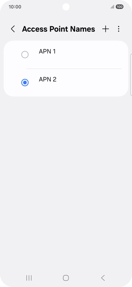 Press the Home key to return to the home screen.