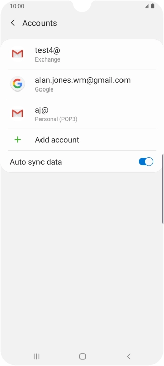 Press the Home key to return to the home screen.