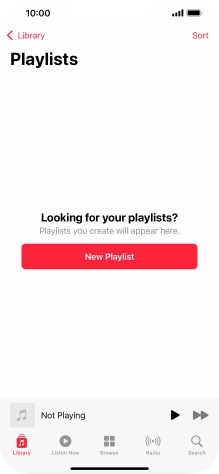 Press New Playlist.