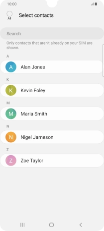 Press the field above 