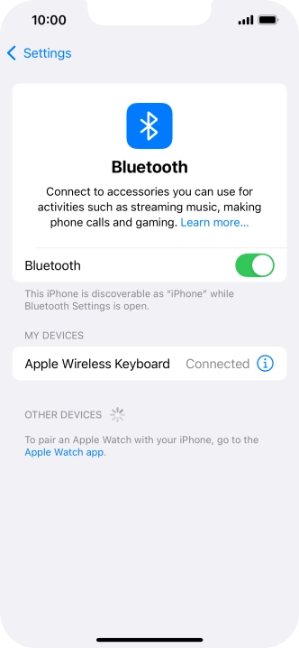 Slide your finger upwards starting from the bottom of the screen to return to the home screen.