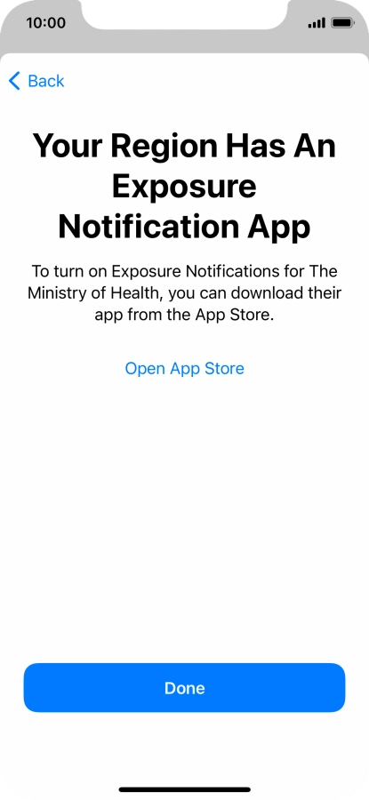 Press Open App Store and follow the instructions on the screen to download and install the app.