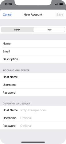 Press Host Name and key in mail.vodafone.ie. Press Host Name and key in mail.vodafone.ie.