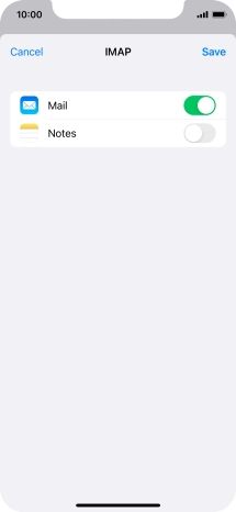 Press Save. Your email account has now been set up. To select more settings for incoming and outgoing server, proceed with the following steps.
