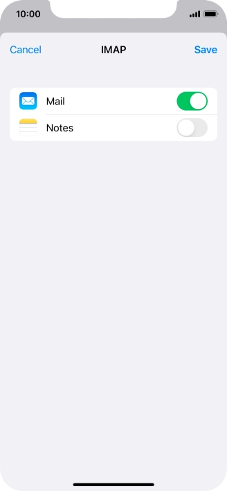 Press Save. Your email account has now been set up. To select more settings for incoming and outgoing server, proceed with the following steps.