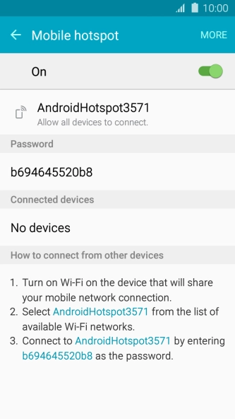 Press the Home key to return to the home screen.