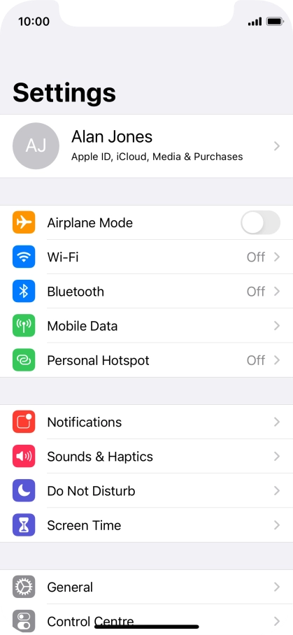 Press Wi-Fi. Press Wi-Fi.