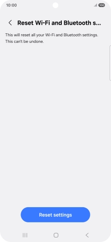 Press Reset settings.