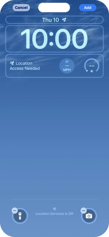 To customise the way the lock screen date is displayed, press the date widget and follow the instructions on the screen to select the required widget display mode. To customise the way the lock screen date is displayed, press the date widget and follow the instructions on the screen to select the required widget display mode.