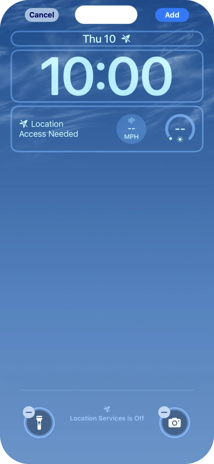 To customise the way the lock screen date is displayed, press the date widget and follow the instructions on the screen to select the required widget display mode. To customise the way the lock screen date is displayed, press the date widget and follow the instructions on the screen to select the required widget display mode.