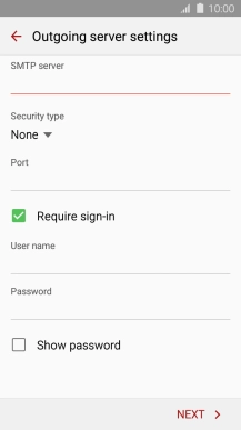 Press the drop down list below 