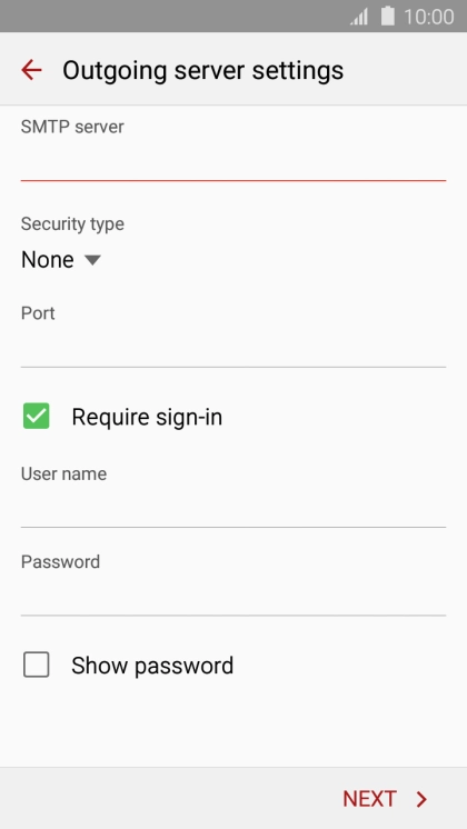 Press the drop down list below 