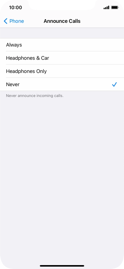 Press Always to turn on the function when silent mode is turned off.