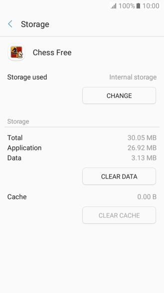 Press the Home key to return to the home screen.
