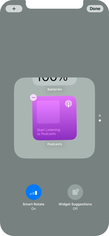 Press Smart Rotate to turn the function on or off.