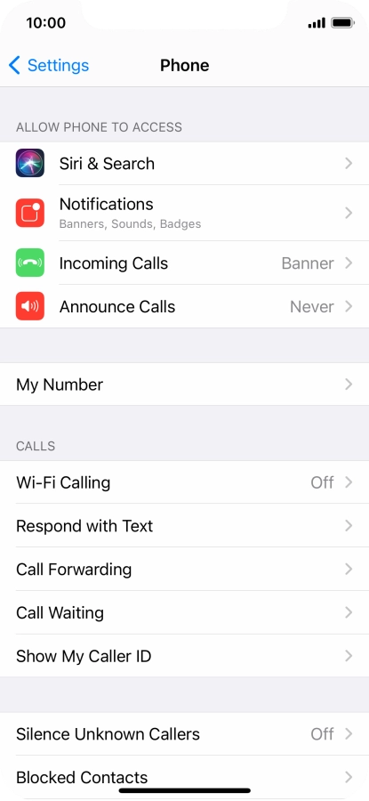 Press Silence Unknown Callers.