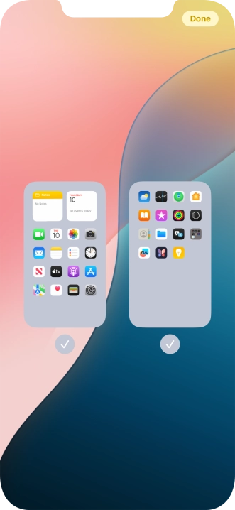 Press Done. Press Done.