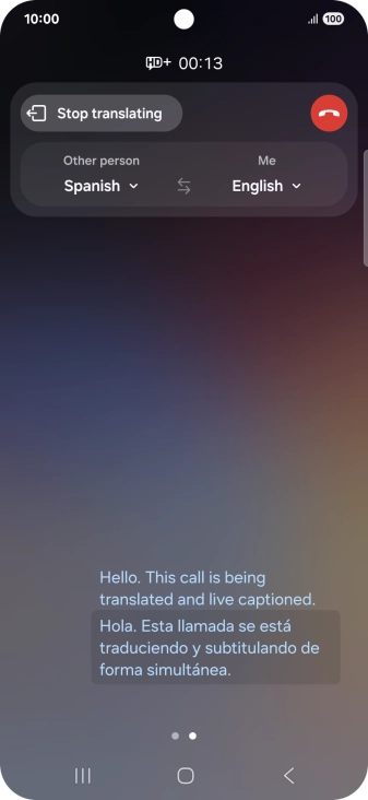 Follow the instructions on the screen to select the required language settings and use the function.