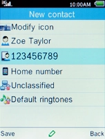 Select Default ringtones and press the Navigation key.